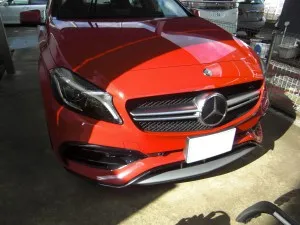 出張ガラスリペア　メルセデス　AMG　A45