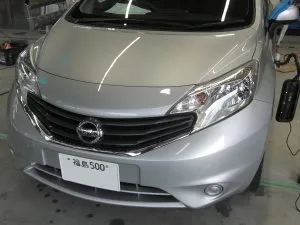 日産　ティーダ　ドア　デントリペア