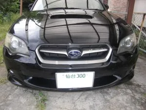 出張無料のガラスリペア　スバルレガシー