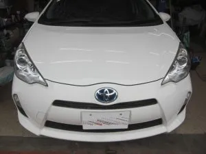 凹みが直れば・・・トヨタ　アクア