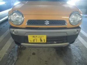 2021年　今年初のガラスリペア　スズキ　ハスラー