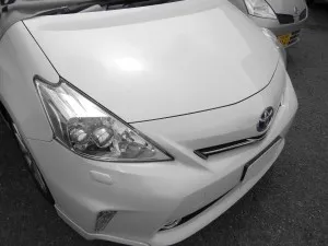 フロントガラス　チッピング（表面カケ）