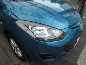 洗車時注意？！・・・ルーフの凹み